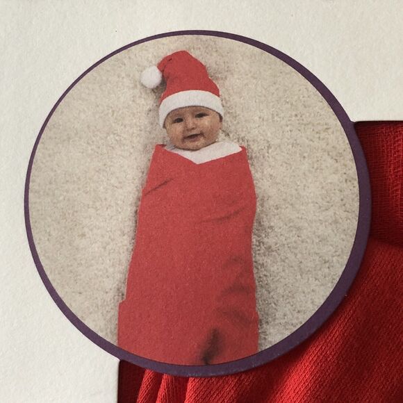 Parents Choice Muslin Red Santa Swaddle And Beanie Size infant Swaddle NIB - Picture 3 of 7